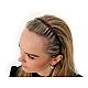 Plastic hair band - Mix (12 Pieces)