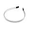 Hairband with lurex - Silver (12 Pieces)