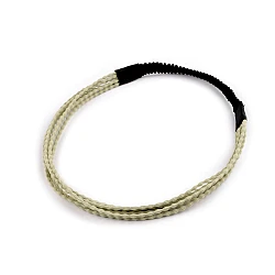 Elastic hairband, multi-row - Lig.pastel green (1 Piece)