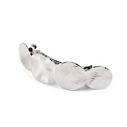 French hair clip - Silver (1 Piece)