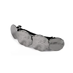 French hair clip - Steel grey (1 Piece)