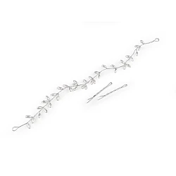 Faux pearl hair ornament / headband - Pearl (1 Piece)