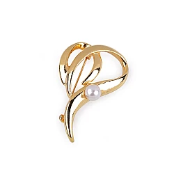 Brooch - heart - Gold lt. (1 Piece)