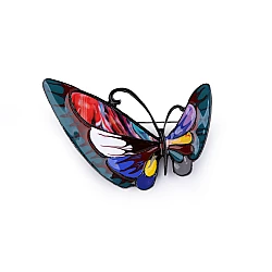 Brooch butterfly - Multicolor (1 Piece)