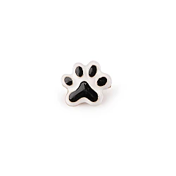 Brooch - animal paw - White (1 Piece)