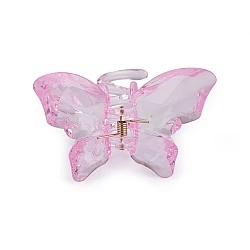 Butterfly hair clip - Light pink (1 Piece)