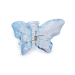 Butterfly hair clip - Forget-me-not blue (1 Piece)