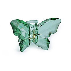 Butterfly hair clip - Frosty green (1 Piece)