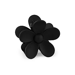 Flower hair clip - Black (1 Piece)