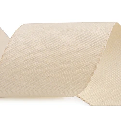 Canvas / needlepoint embroidery belt  width 100mm scalloped edge - Natural (1 Meter)