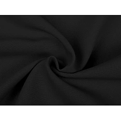 Polyester fabric rongo - Black (1 Meter)