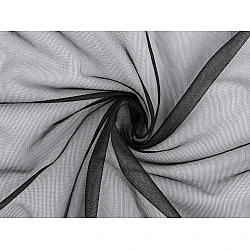 Chiffon knit - Black (1 Meter)