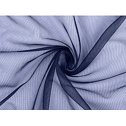 Chiffon knit - Blue dark (1 Meter)