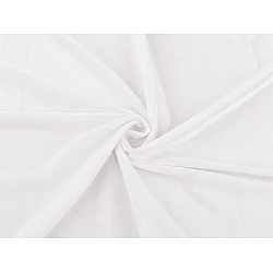 Elastic velvet fabric - White milk (1 Meter)