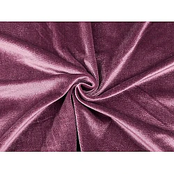 Elastic velvet fabric - Lila (1 Meter)
