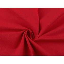 Cotton fabric / canvas single colour - Red scarlet (1 Meter)