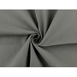 Cotton fabric / canvas single colour - Gray (1 Meter)