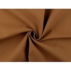 Cotton fabric / canvas single colour - Brown (1 Meter)