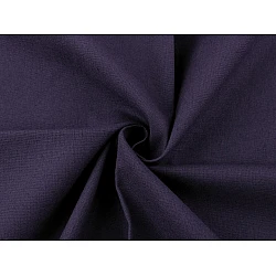 Cotton fabric / canvas single colour - Dark blue (1 Meter)
