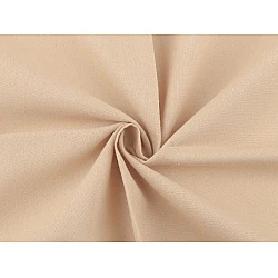 Cotton fabric / canvas single colour - Sea shell (1 Meter)