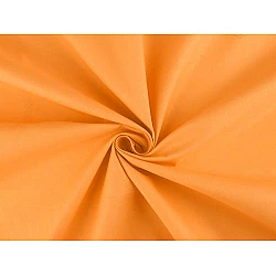 Cotton fabric / canvas single colour - Orange (1 Meter)