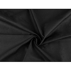 Cotton fabric / canvas single colour - Black (1 Meter)