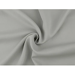 Blackout curtain fabric width 280 cm - Very light grey (1 Meter)