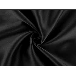 Blackout curtain fabric width 280 cm - Black (1 Meter)