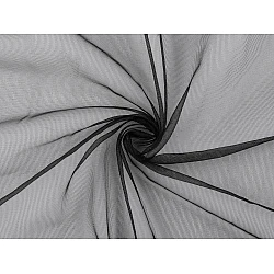 Chiffon fabric - Black (1 Meter)