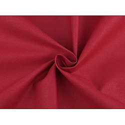 Cotton fabric / canvas single colour - Dark red (1 Meter)