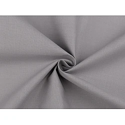 Cotton fabric / canvas single colour - Grey (1 Meter)