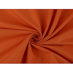 Cotton fabric / canvas single colour - Terracotta (1 Meter)