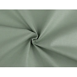 Cotton fabric / canvas single colour - Grey-green (1 Meter)