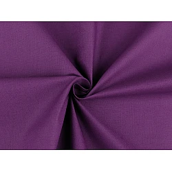 Cotton fabric / canvas single colour - Dark purple (1 Meter)