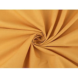 Cotton fabric / canvas single colour - Mustard (1 Meter)