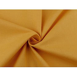 Cotton fabric / canvas single colour - Mustard (1 Meter)