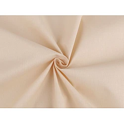 Cotton fabric / canvas single colour - Ecru (1 Meter)