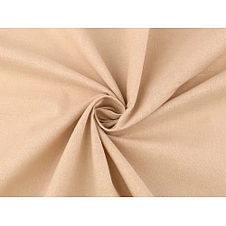 Cotton fabric / canvas single colour - Beige camel (1 Meter)