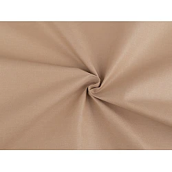 Cotton fabric / canvas single colour - Darkbeige (1 Meter)
