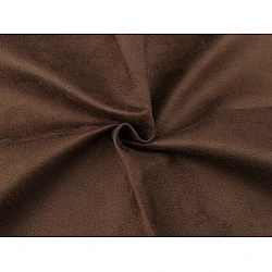Faux suede leather - Chocolate (1 Meter)