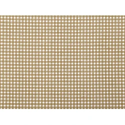 Cotton fabric / canvas - checkered - Beige (1 Meter)