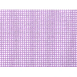 Cotton fabric / canvas - checkered - Light violet (1 Meter)
