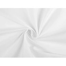 Cotton satin fabric, smooth - White (1 Meter)