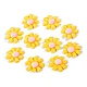 Felt flower ø2.7 cm - Yellow (5 Pieces)