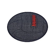 Jeans iron on patch ball - Dark blue (1 Piece)