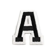 Iron on letters - Black (1 Piece)