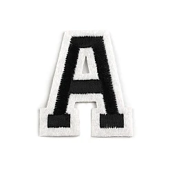 Iron on letters - Black (1 Piece)