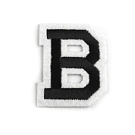 Iron on letters - Black (1 Piece)