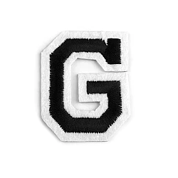 Iron on letters - Black (1 Piece)