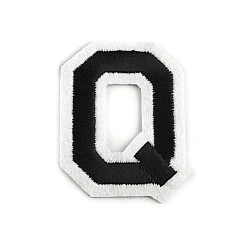 Iron on letters - Black (1 Piece)